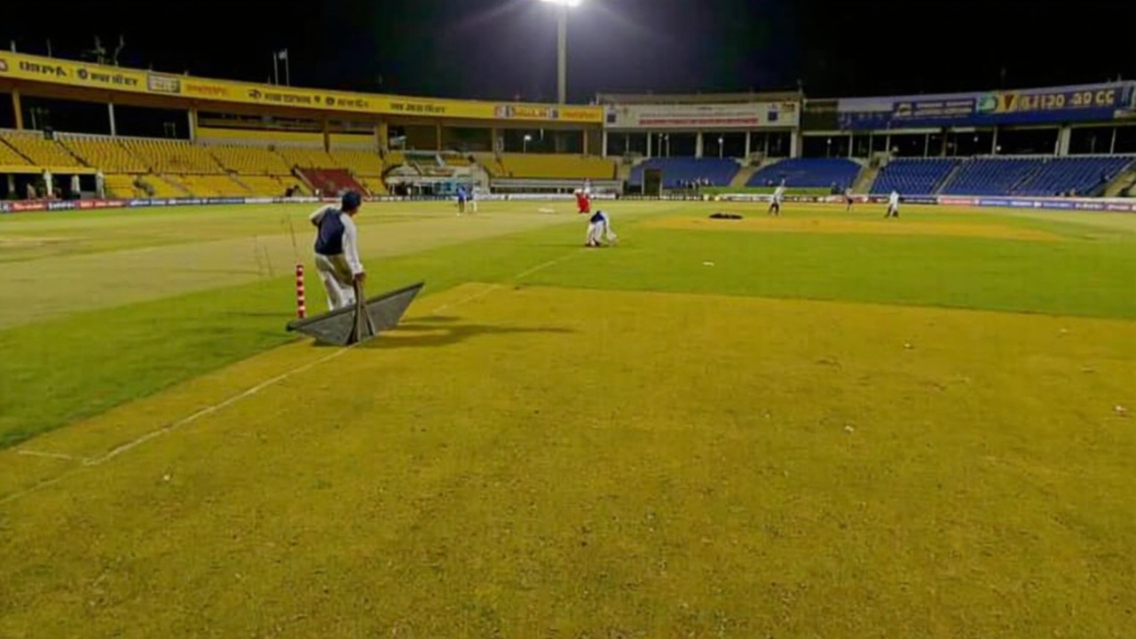 Royal Challengers Bengaluru players during a training session at their home ground