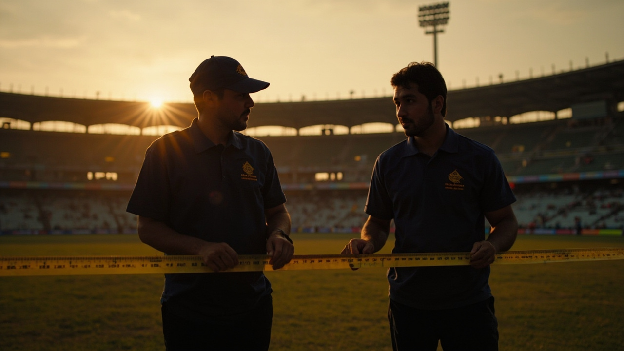 Mumbai Indians bowling unit during a practice session
