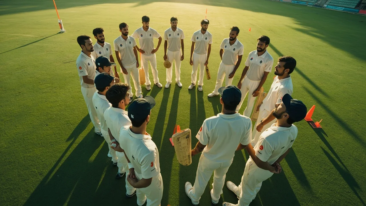 Editorial photograph accompanying the Teams story: RCB weigh one change to bowling order for SRH fixture